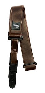 Correia Para Violão, Guitarra E Baixo Qs-06 Marrom Basso