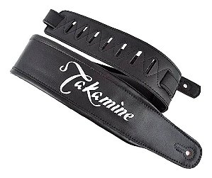 Correia para Instrumento de Cordas Luxo TBS65 Preta Takamine