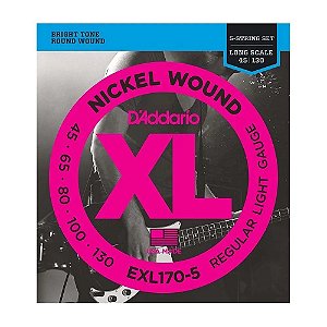 Encordoamento 045 EXL-170 - 5 DAddario