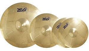 Kit De Prato Zeus Beginner Brass Set C 14 16 20 + Bag
