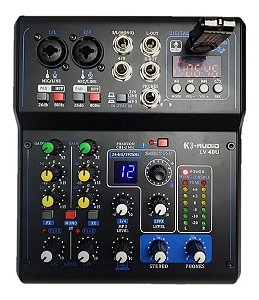 Mesa De Som K-Audio 4 Canais  LV-40U