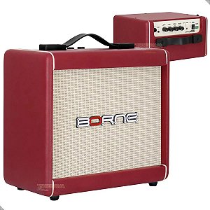 Amplificador Para Guitarra Borne F60 Vinho 15w