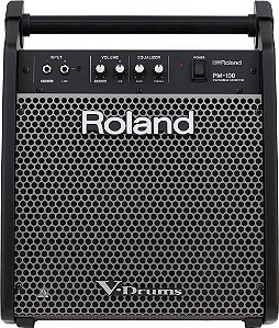 Amplificador de Bateria Eletrônica Roland Pm-100 80w