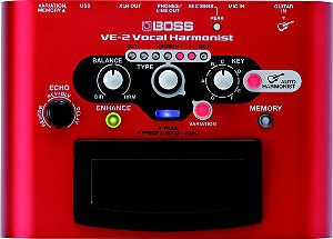 Pedal Boss Efeito Voz Ve-2