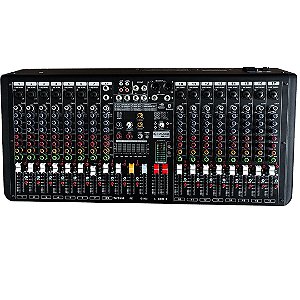Mesa De Som K-audio Mp1610 - 16 Canais 2aux Bt/usb/efx/eq/sg
