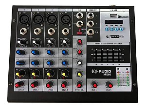 Mesa De Som Power Kadosh 6 Canais Bluetooth Phantom  Ms60