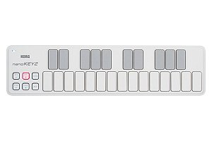 Controlador Korg USB MIDI Nanokey2 Wh Branco