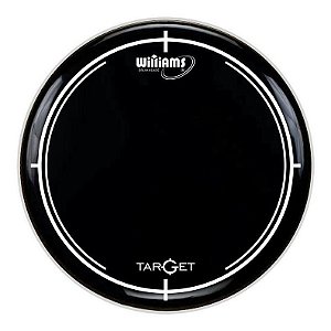 Pele Williams Target WB2 Black de Bumbo 22¨ Filme Duplo Preta com óleo WB2-M188-22