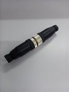 Kit Conector M12 8 Pinos Reto Macho + Fêmea