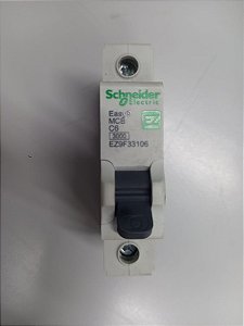 Disjuntor Monopolar Curva C 6a Ez9f33106 Schneider