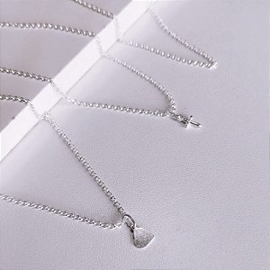 Tornozeleiras de Prata Elo Português