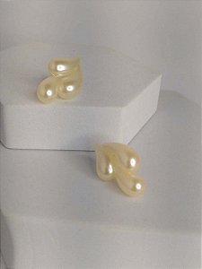 Brinco Tripla Gota Perolizada