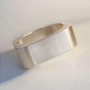 Bracelete Retangular Escovado