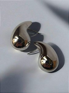 Brinco Gota Grande Polida