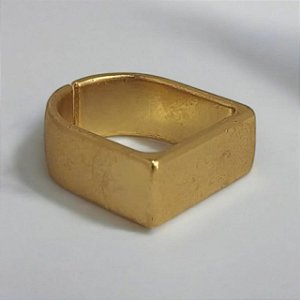 Anel Achatado Dourado