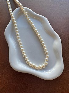Colar Longo de Pérola 75cm