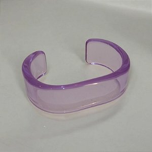 Bracelete Roxo Acrilico
