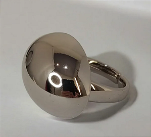 Anel Oval Polido