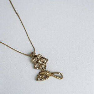 Colar Pingente de Flor