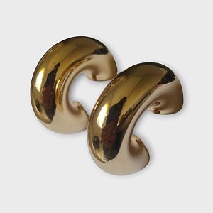 Brinco Argola Robusta Dourada