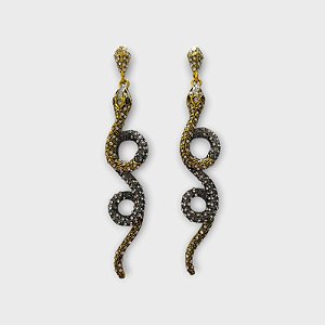 Brinco Alongado de Cobra Mix de Banhos