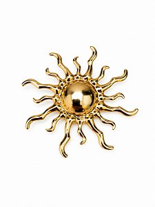 Broche Sol Dourado