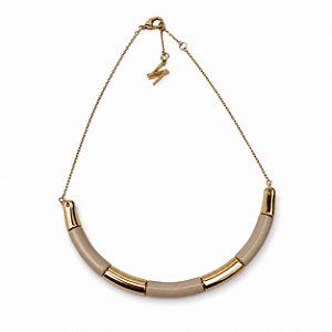 Colar Choke Intercalada Off White