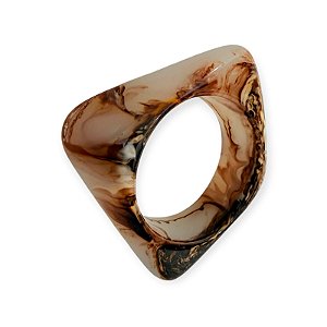 Bracelete Quadrado Marmorizado