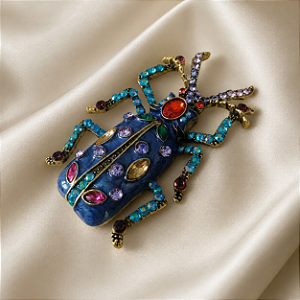 Broche Inseto Cravejado