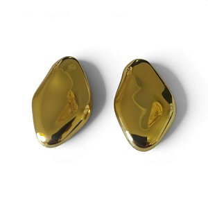 Brinco Orgânico Dourado