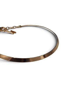 Choker Dourada Quadrada