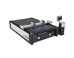 AOL-1825F MÁQUINA DE CORTE POR FACA OSCILANTE/VIBRATÓRIA 1800X2500MM C/ MESA FIXA