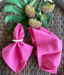 Guardanapo Liso Rosa Chiclete