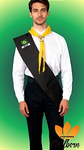 UNIFORME DBV / DESBRAVADORES ADULTO MASCULINO COMPLETO - MANGA LONGA - EMBLEMAS COSTURADOS