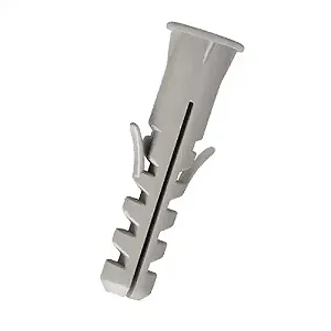 BUCHA PLASTICA C/ ABA 8MM PACOTE C/ 100