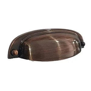 PUXADOR GRUPPA STILO 096mm COBRE VELHO