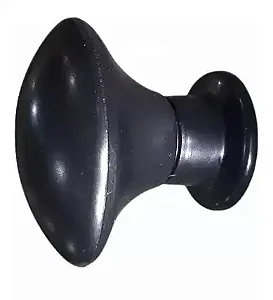 PUXADOR INDART OVAL GRANDE PRETO