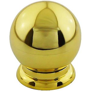 PUXADOR INDART BOLA DOURADA 32MM