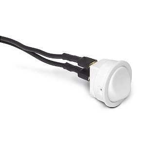 BOTAO INTERRUPTOR 2 PINOS BRANCO