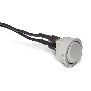 BOTAO INTERRUPTOR 2 PINOS CINZA