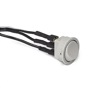 BOTAO INTERRUPTOR 3 PINOS PARALELO CINZA