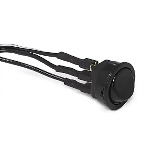 BOTAO INTERRUPTOR 3 PINOS PARALELO PRETA