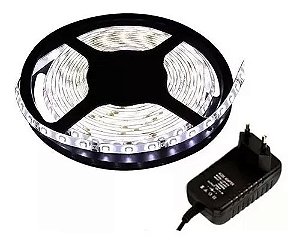 FITA LED BRANCO FRIO C/ FONTE 5m