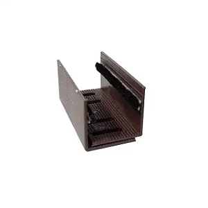 GUIA U REGULAGEM NYLON MARROM