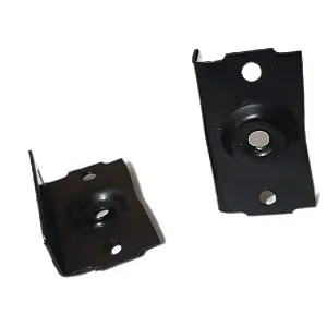 CHAPA U ROSCA 1/4 PRETO 15MM