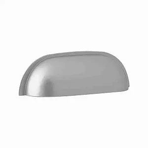 PUXADOR CONCHA LAUREN 64 PRATA UV