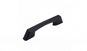 PUXADOR KITSUL ARES 96/128 PRETO FOSCO