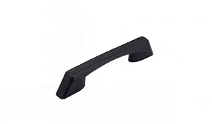 PUXADOR ARES 96/128 PRETO FOSCO