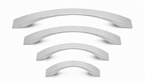 PUXADOR BAUMINIO 160mm - Prata UV