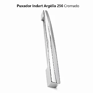 PUXADOR INDART ARGELIA 256 CROMADO